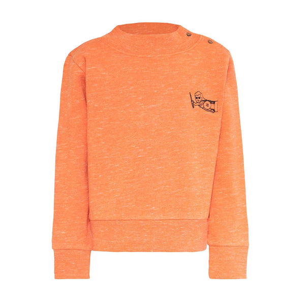 Orangefarbenes Kinder-Sweatshirt 