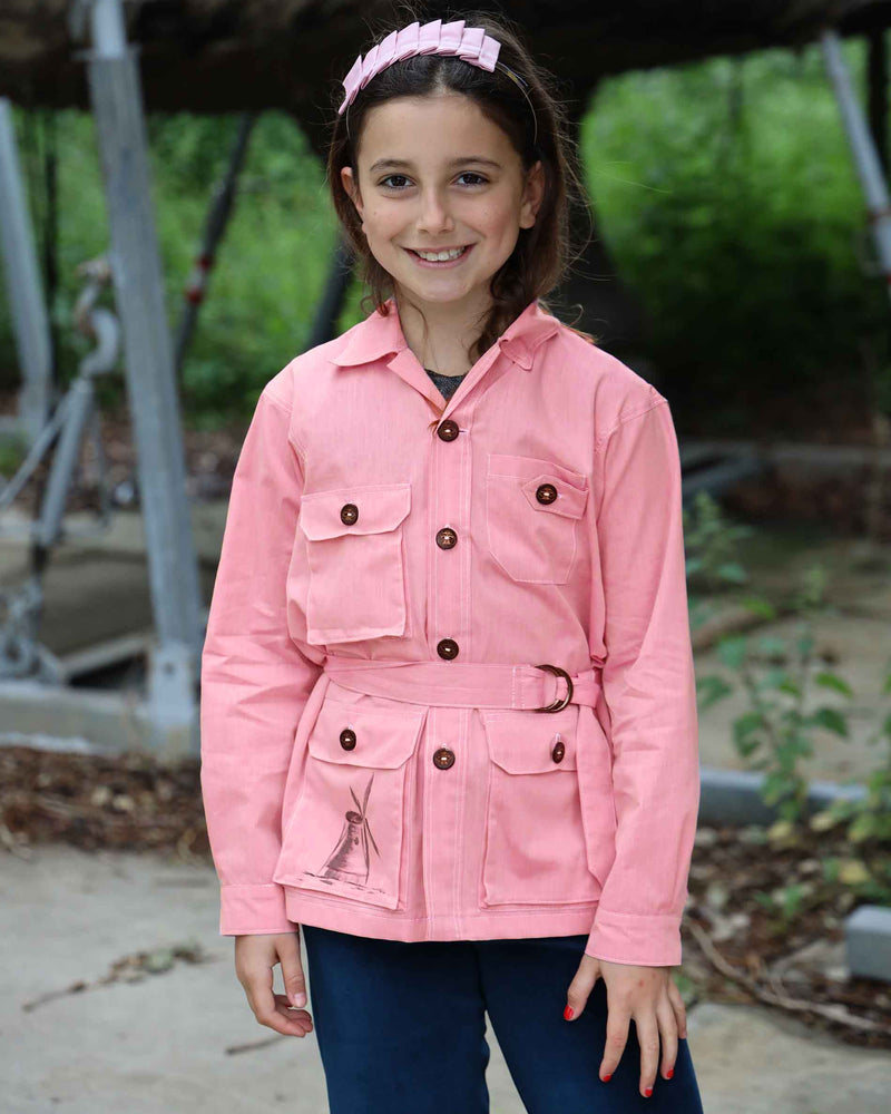 Pinker Blazer für Jungen und Mädchen