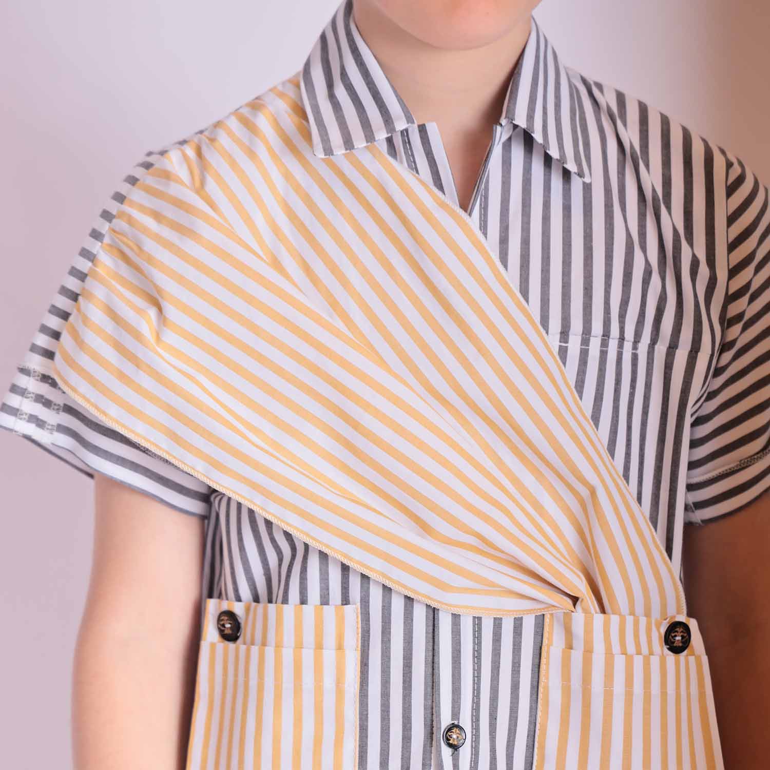 Zero Waste Striped Shirts for Boys and Girls