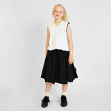 Zero Waste Black Flare Skirt