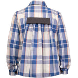 Kids Blue Plaid Shirt