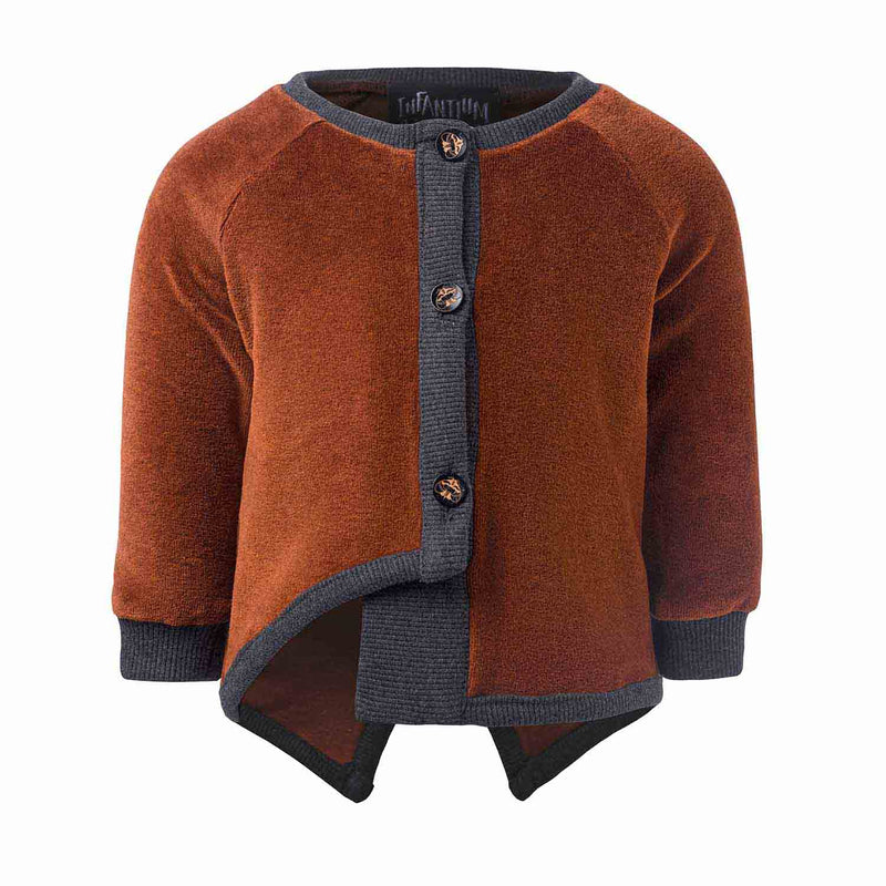 Copper Velvet Baby Jacket