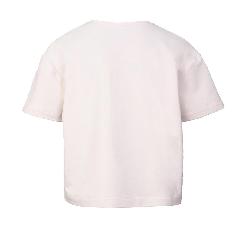 Kids' Oversized Off-White T-Shirt with Hand Painting