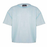 Transparentes Oversize-T-Shirt für Kinder in Blau 