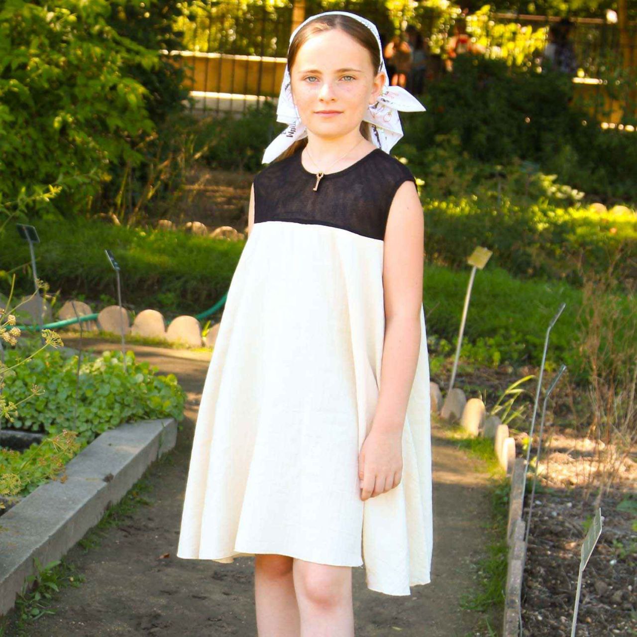 White Baby Doll Dress for Girls